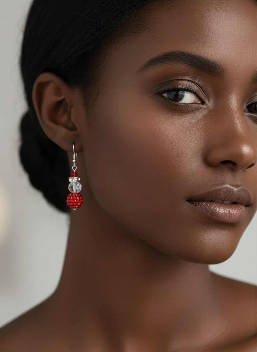 Snowman Earrings