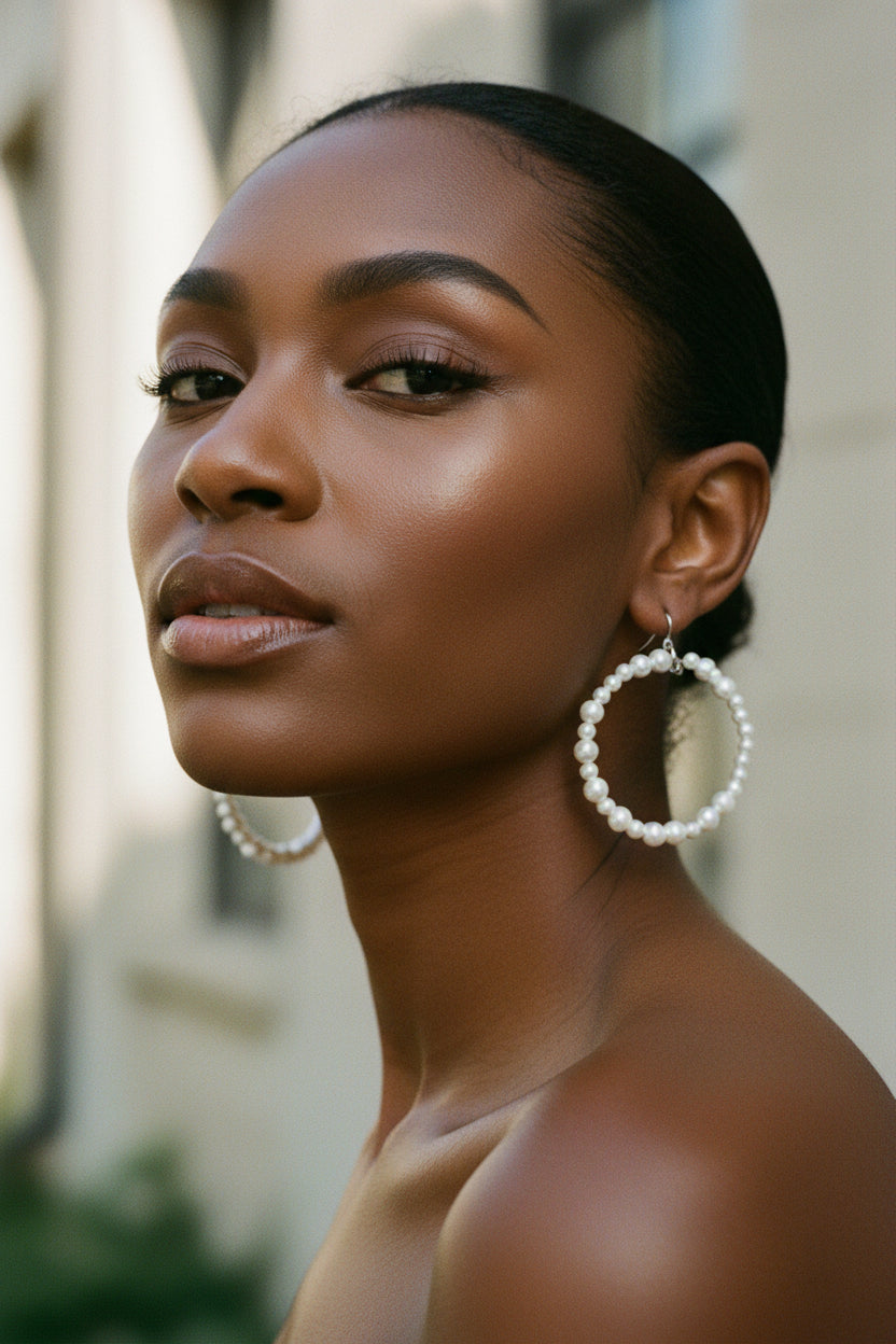 Pearl Hoops