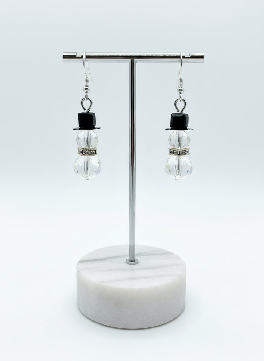 Snowman Earrings
