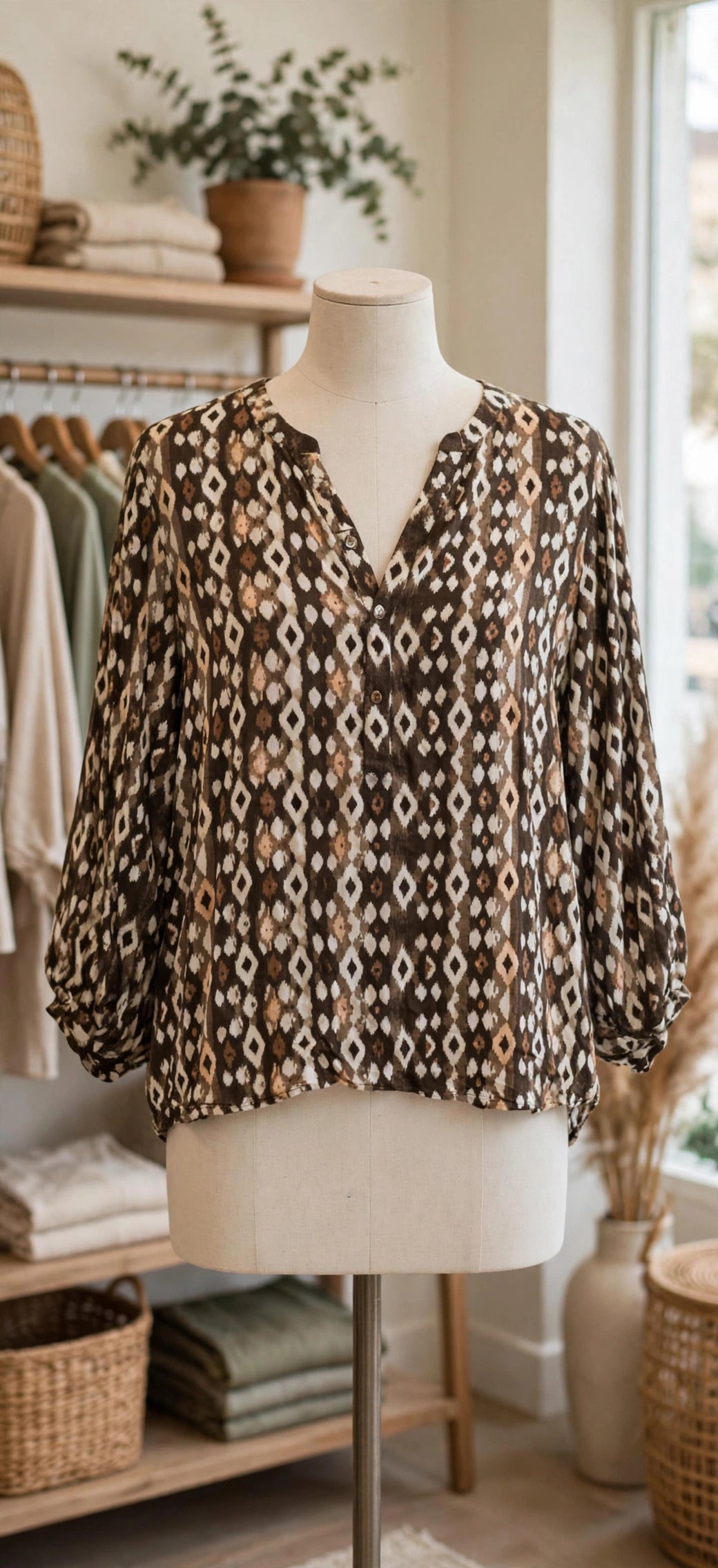 Earth Tone Blouse