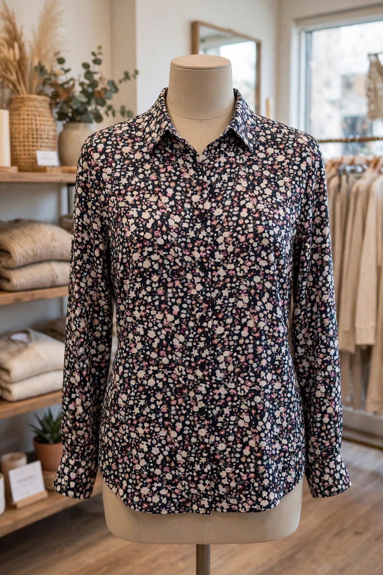 Floral Button Up