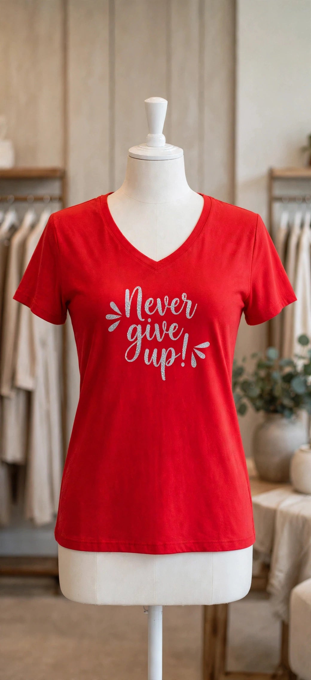 Never give up Tee